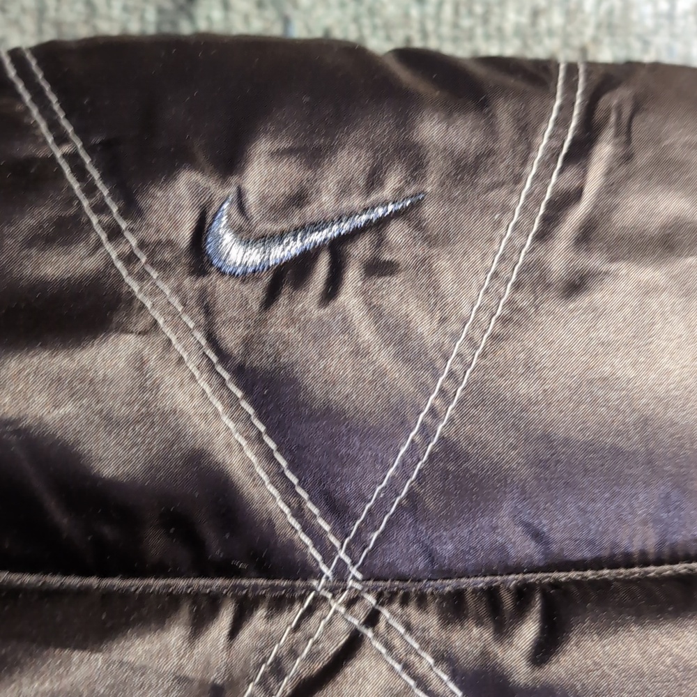 Vintage Deadstock Nike Reversible Down Puffer Vest Size Medium Pink/Copper Brown - Picture 9 of 13